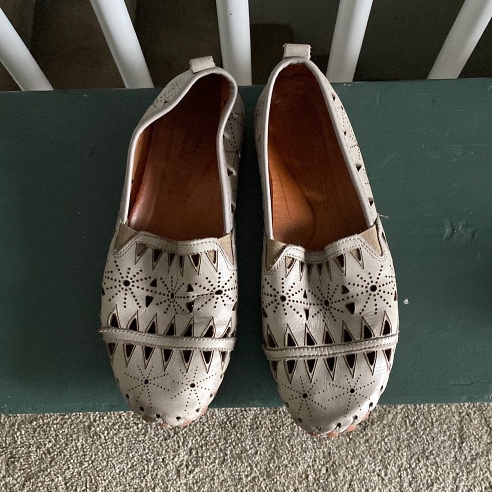 Spring Step Gray Moccasin